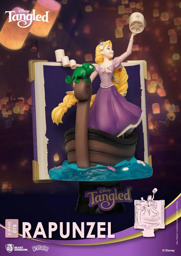 Disney Story Book Series D-Stage PVC Dioráma Rapunzel 15 cm produktová fotografia