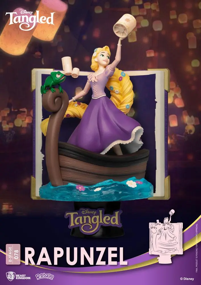 Disney Story Book Series D-Stage PVC Dioráma Rapunzel 15 cm produktová fotografia