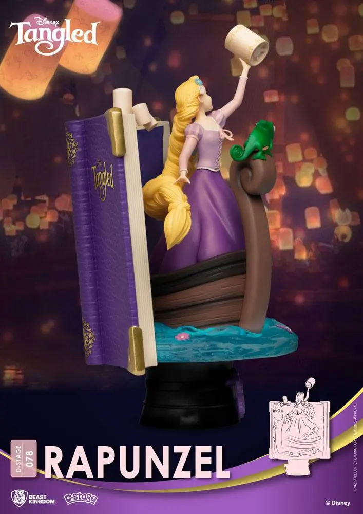 Disney Story Book Series D-Stage PVC Dioráma Rapunzel 15 cm produktová fotografia