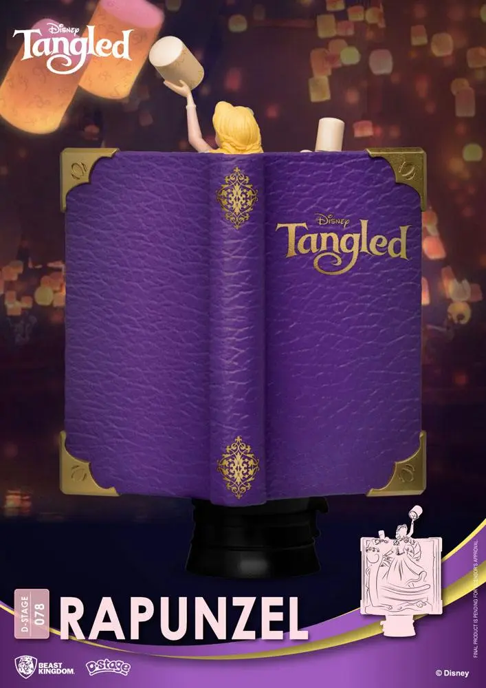 Disney Story Book Series D-Stage PVC Dioráma Rapunzel 15 cm produktová fotografia