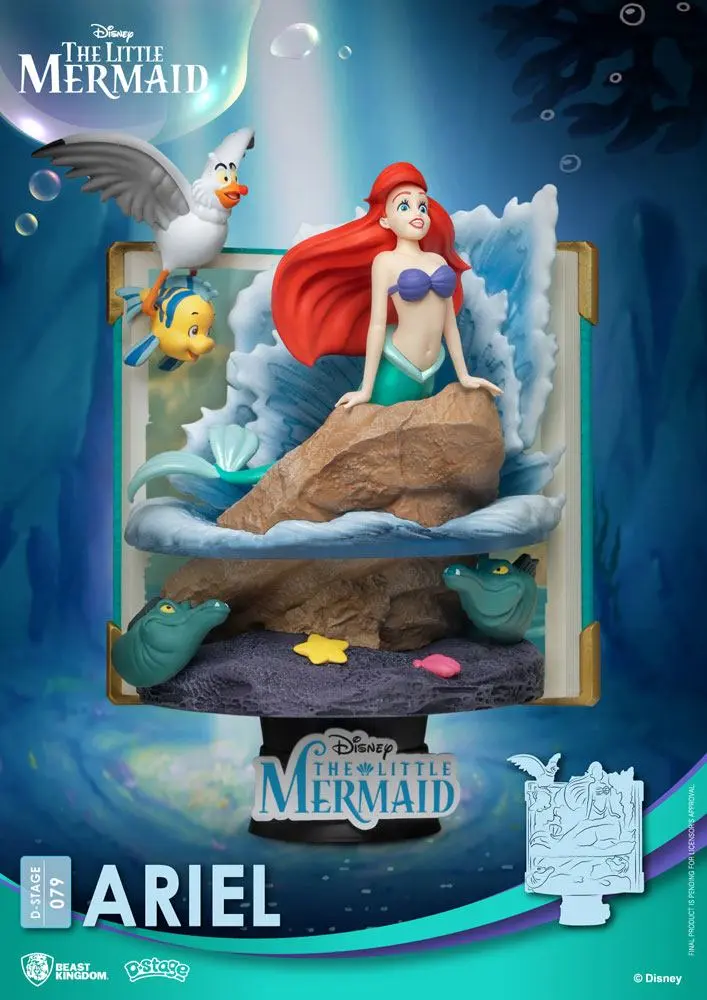 Disney Story Book Series D-Stage PVC Dioráma Ariel 15 cm produktová fotografia