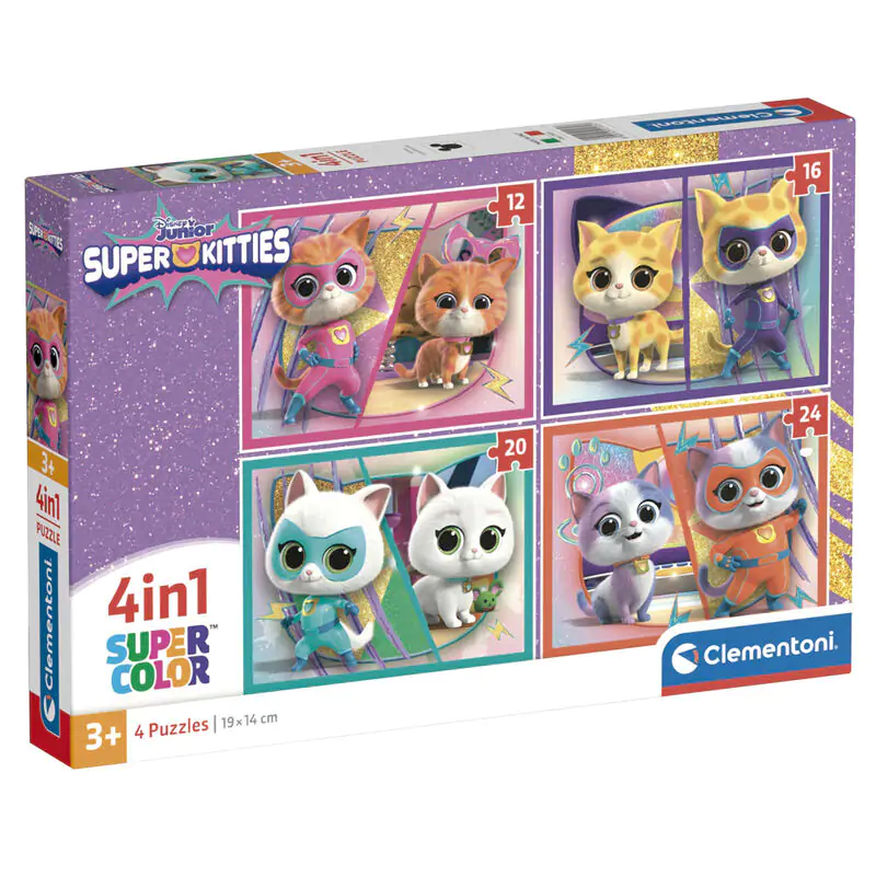 Disney SuperKitties puzzle 12-16-20-24 dielikov produktová fotografia