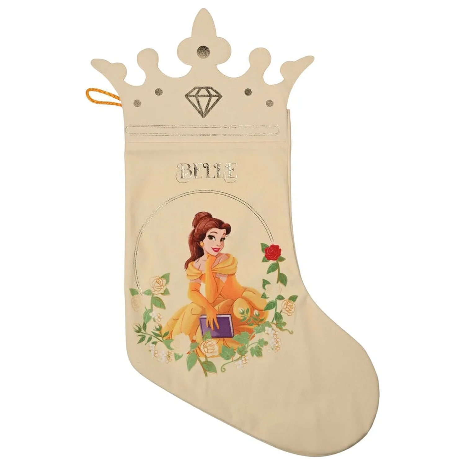 Disney Beauty and the Beast Belle vianočná pančucha produktová fotografia