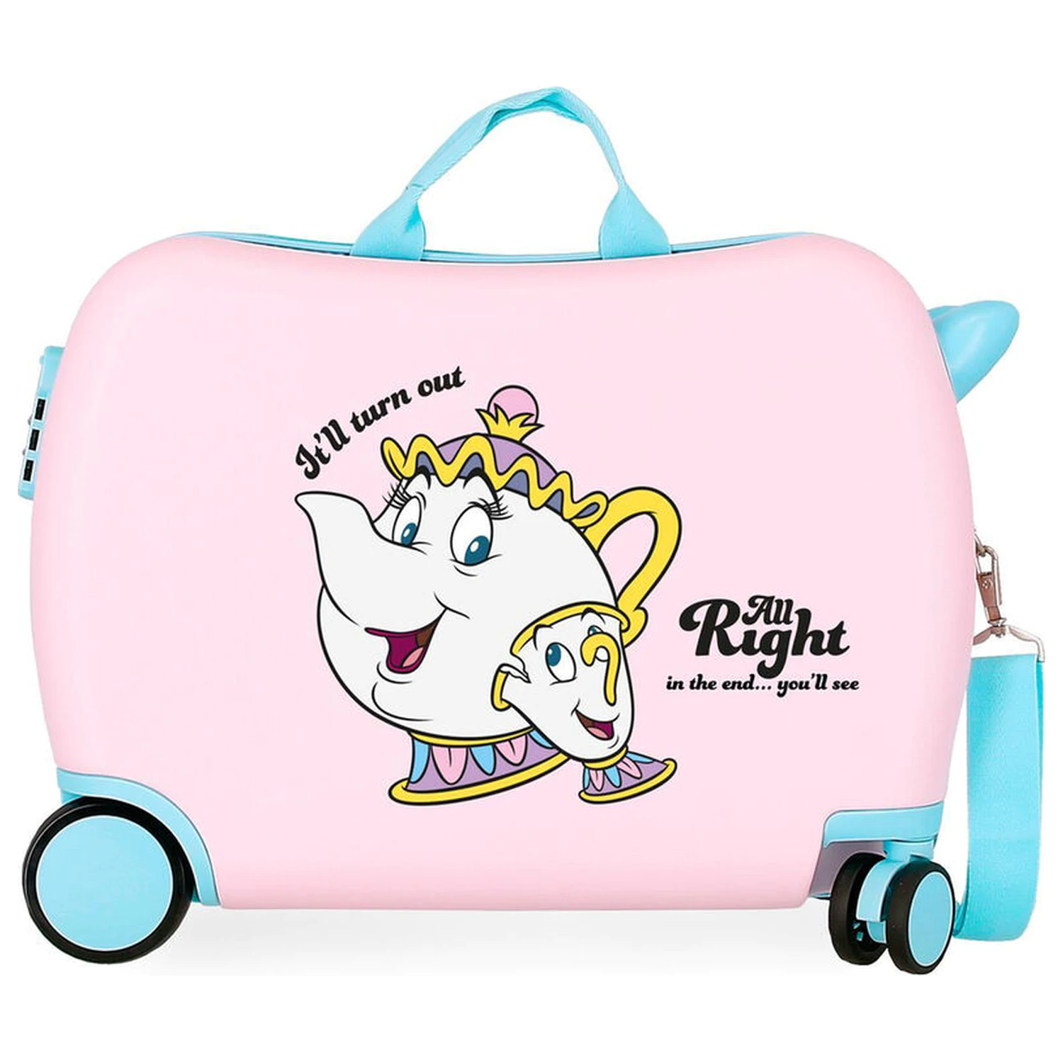 Disney Beauty and the Beast Chip All Right ABS kufor na kolieskach 50cm produktová fotografia