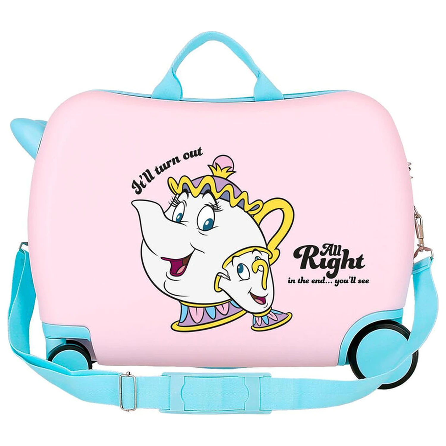 Disney Beauty and the Beast Chip All Right ABS kufor na kolieskach 50cm produktová fotografia