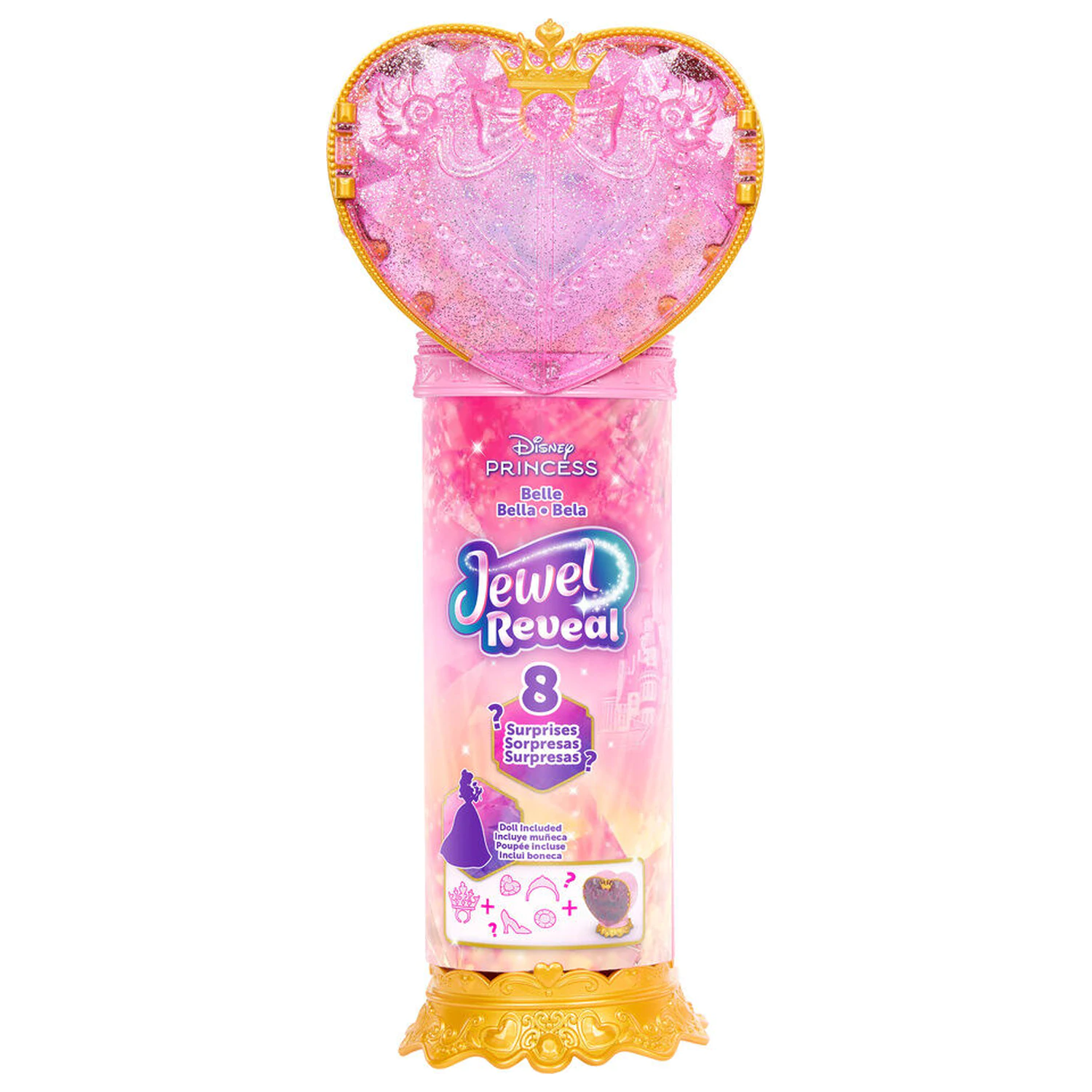 Disney Kráska a zviera Reveal Belle bábika produktová fotografia