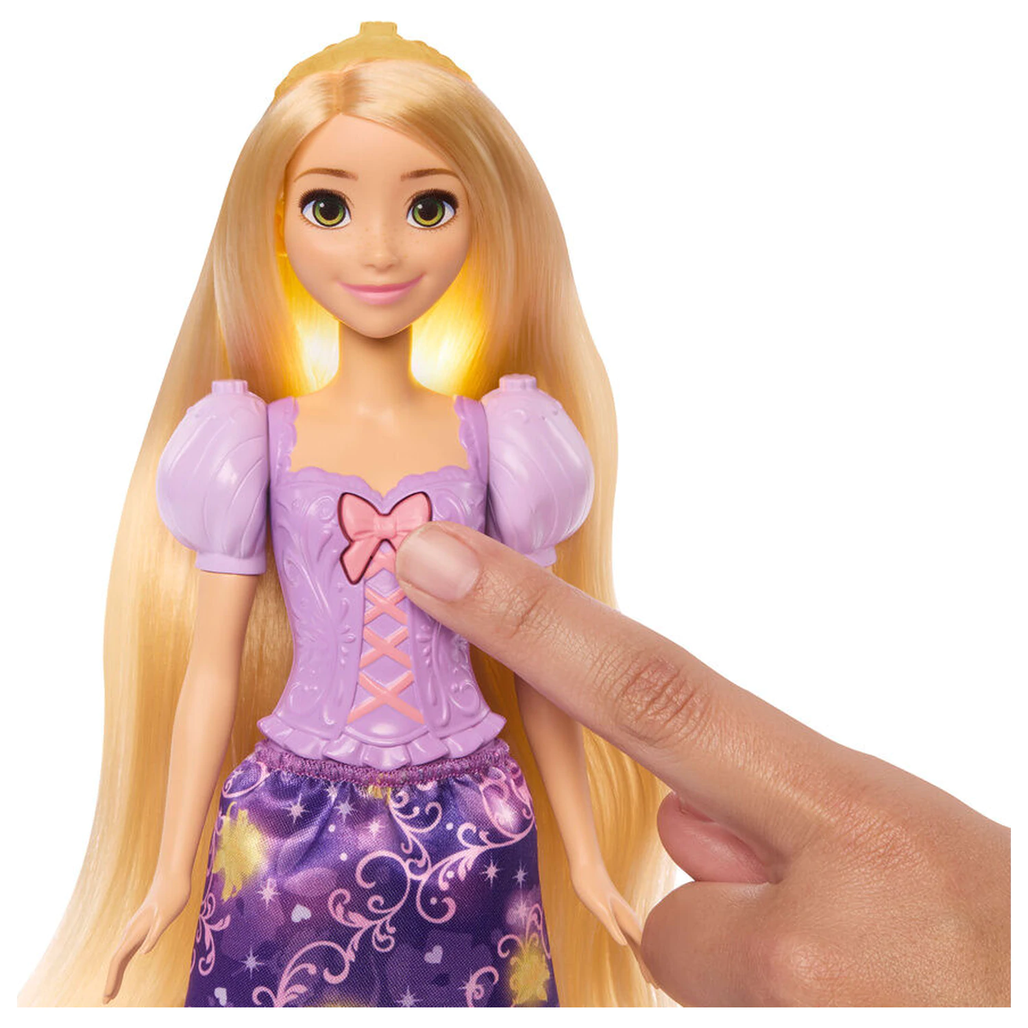 Disney Tangled Odhaľ Rapunzel bábika produktová fotografia