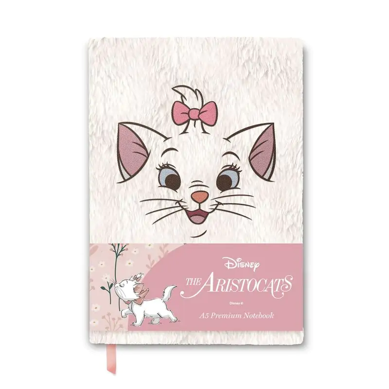 Disney The Aristocats A5 premium plyšový zápisník termékfotó