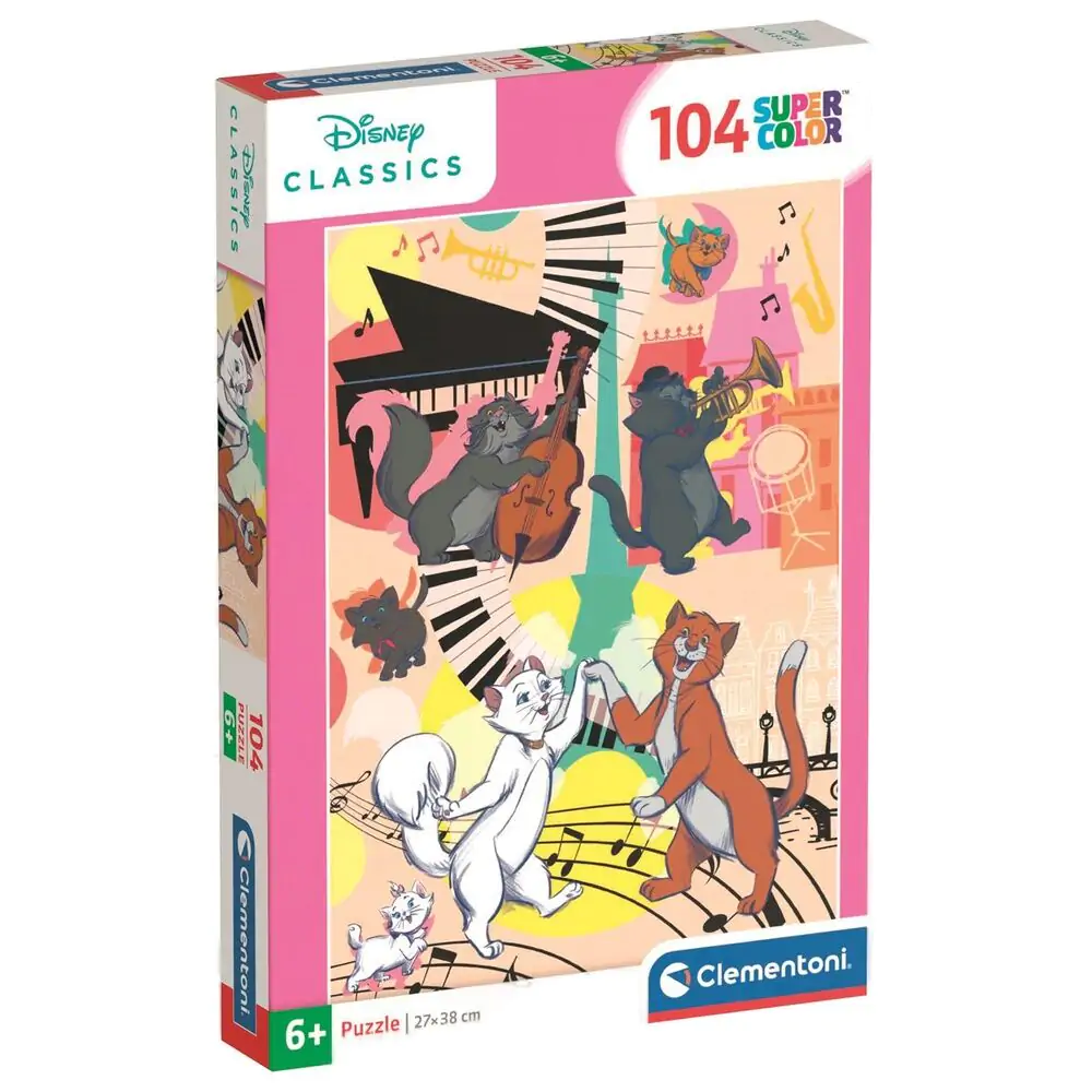 Disney The Aristocats puzzle 104 dielikov produktová fotografia