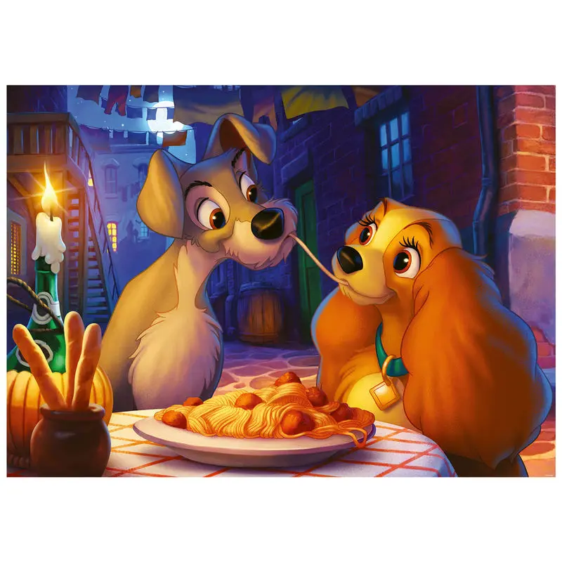 Disney Collector's Edition Jigsaw Puzzle Lady and the Tramp (1000 kusov) termékfotó