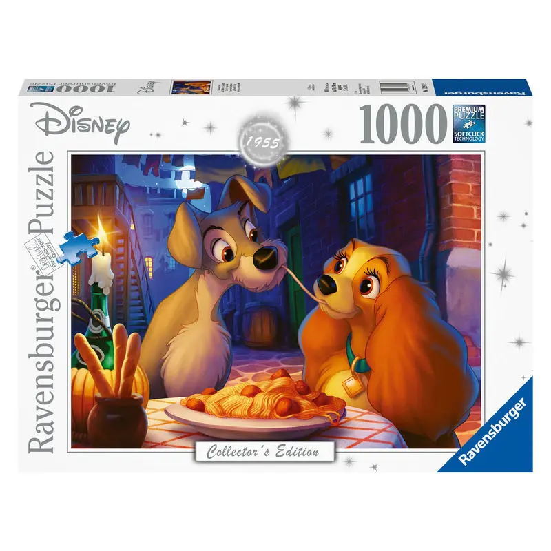 Disney Collector's Edition Jigsaw Puzzle Lady and the Tramp (1000 kusov) termékfotó