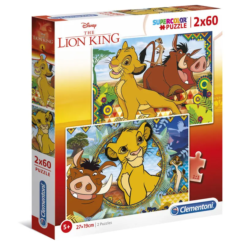 Disney The Lion King puzzle 2x60 kusov termékfotó