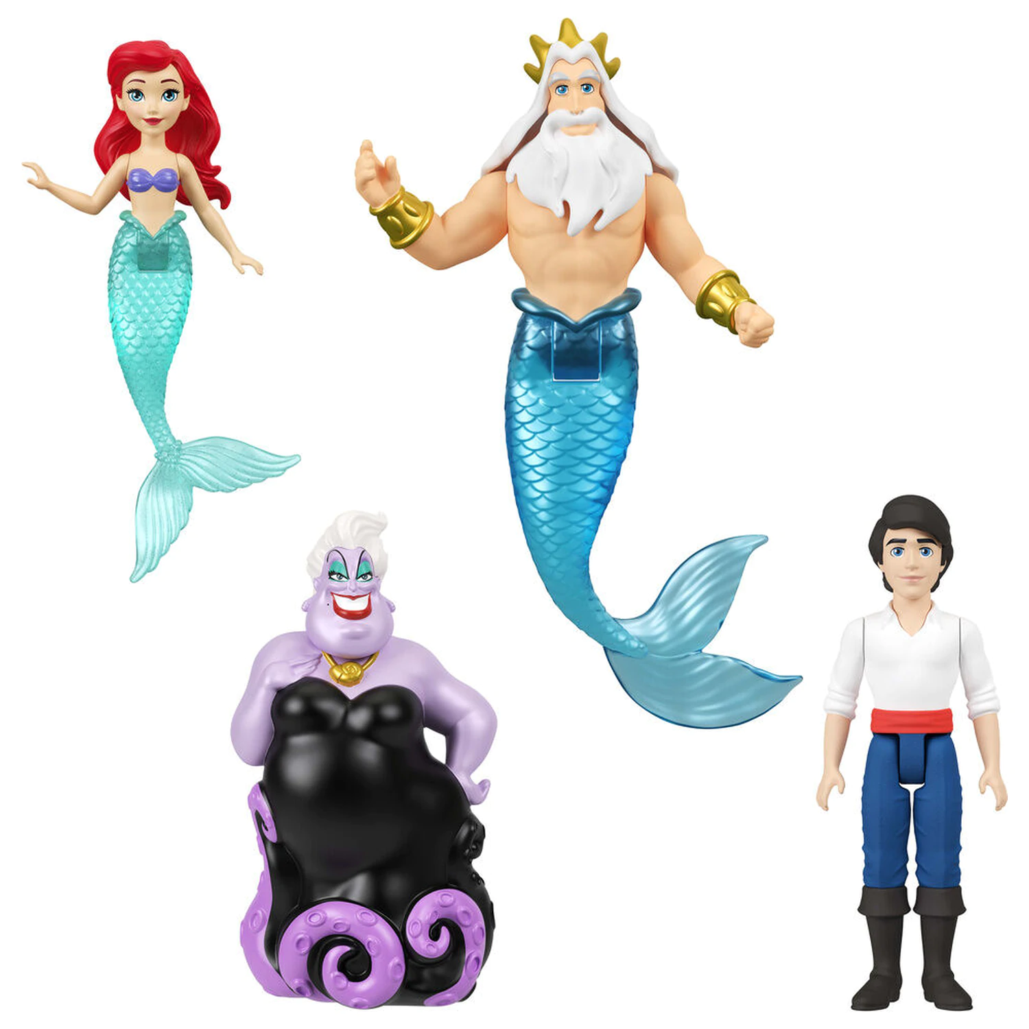 Disney The Little Mermaid balenie 4 figúrok produktová fotografia