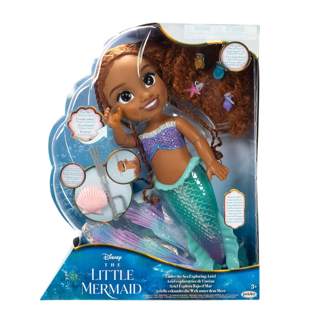 Disney The Little Mermaid Ariel bábika so zvukom 38 cm produktová fotografia