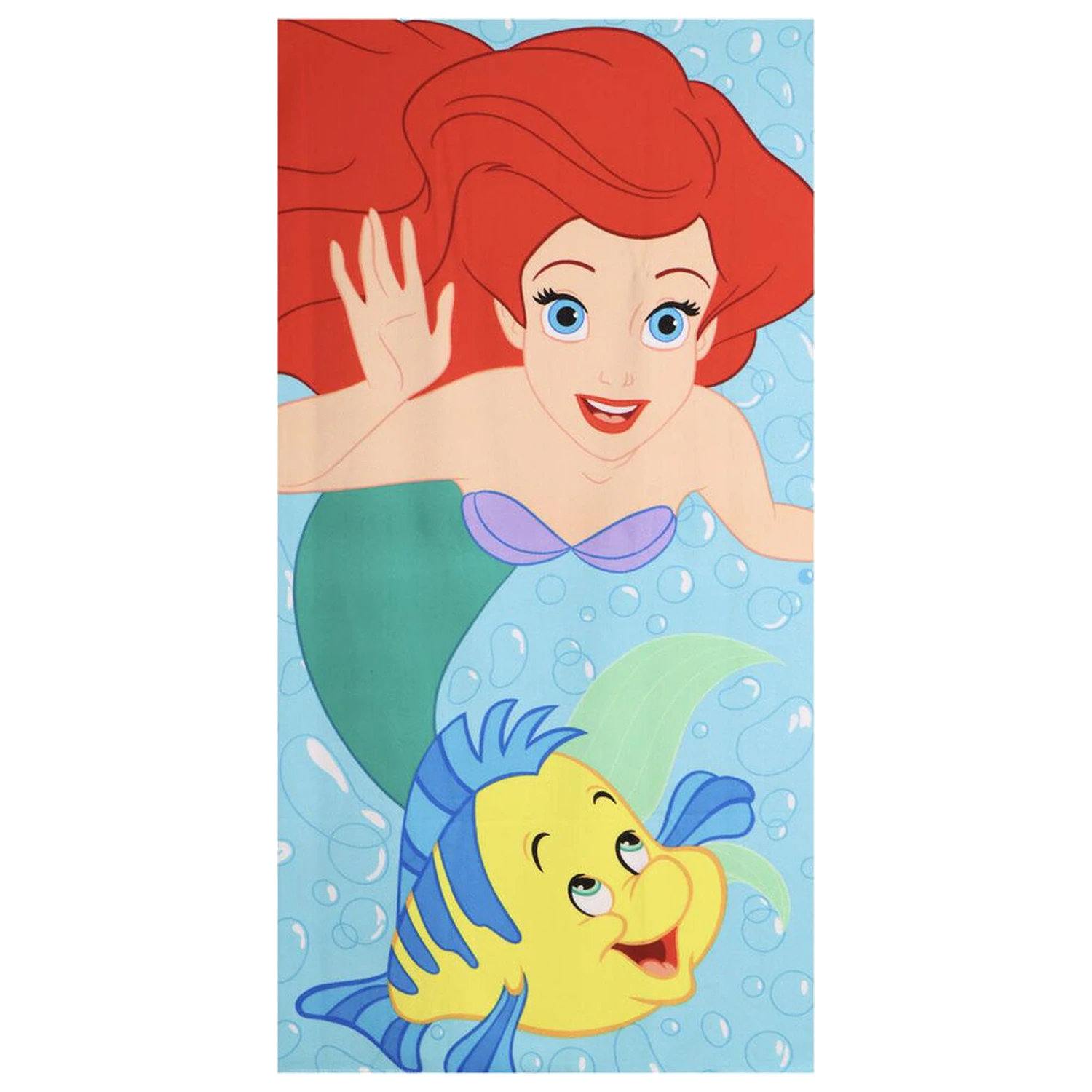 Disney The Little Mermaid Ariel mikroﬁbrový plážový uterák produktová fotografia