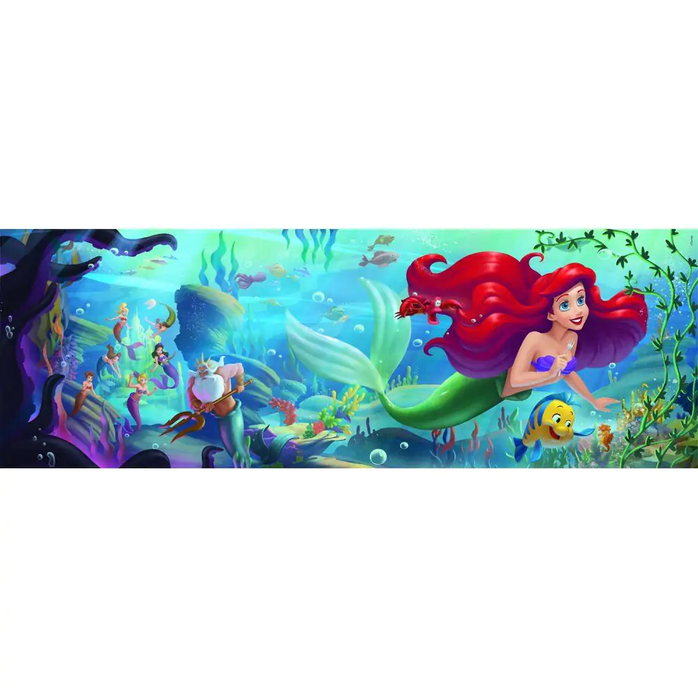 Disney The Little Mermaid panoramatické puzzle 1000ks produktová fotografia