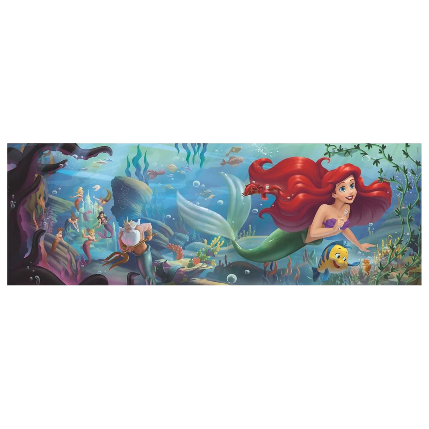 Disney The Little Mermaid panoramatické puzzle 1000ks produktová fotografia
