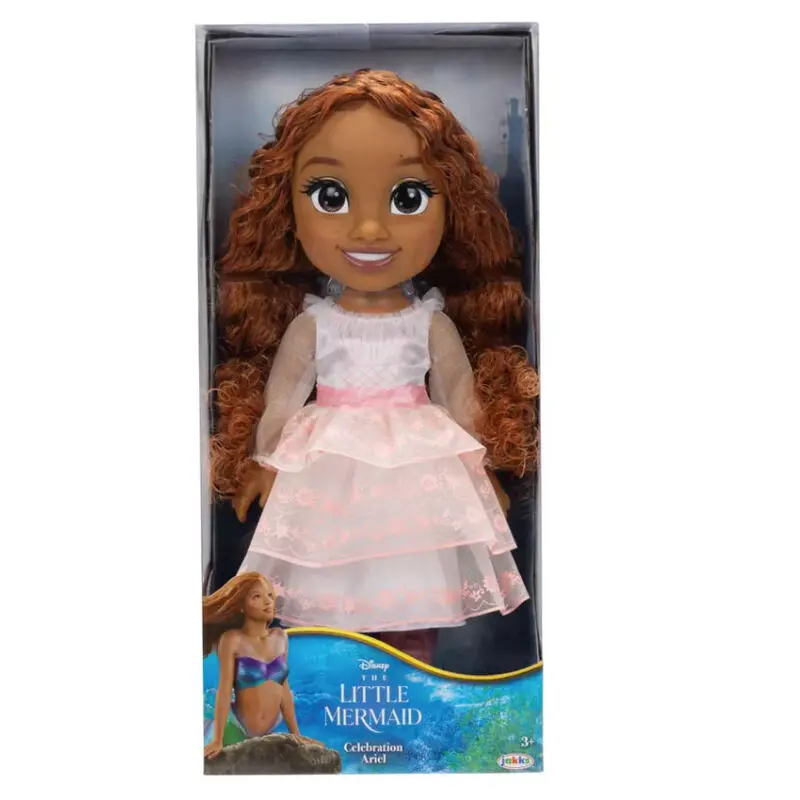 Disney The Little Mermaid ružové šaty Ariel bábika 38 cm produktová fotografia