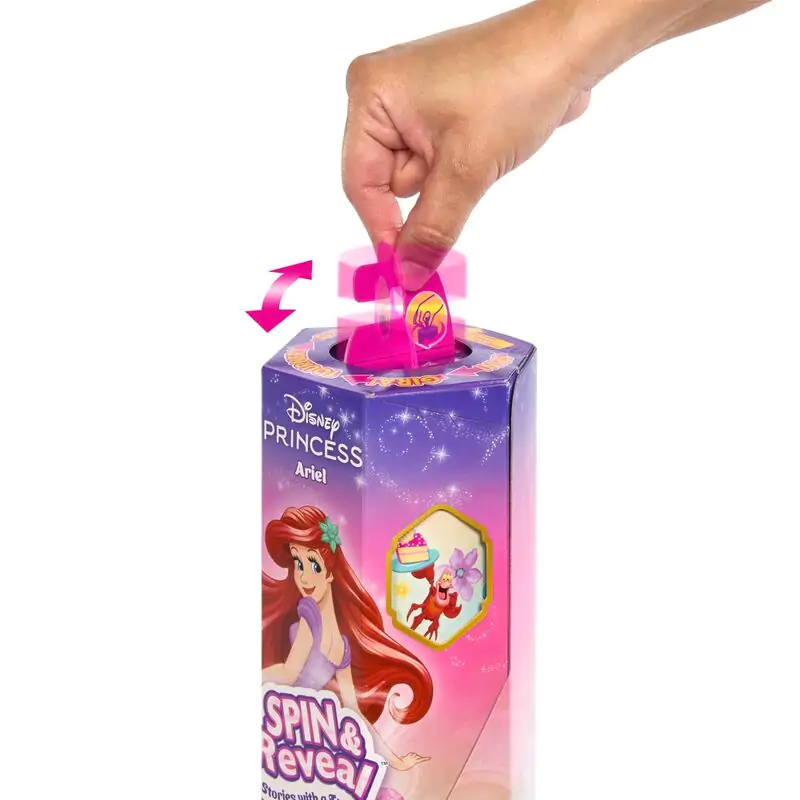 Disney The Little Mermaid Spin Reveal Ariel bábika produktová fotografia