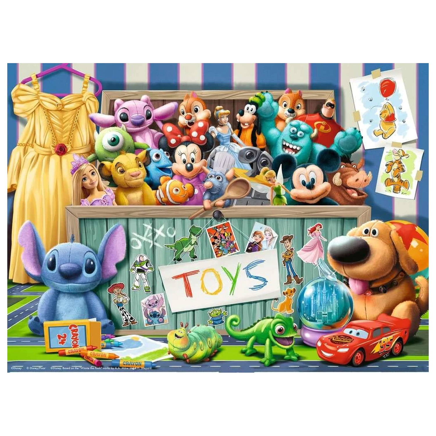 Disney The Magic Toy Box Puzzle 100 kusov produktová fotografia