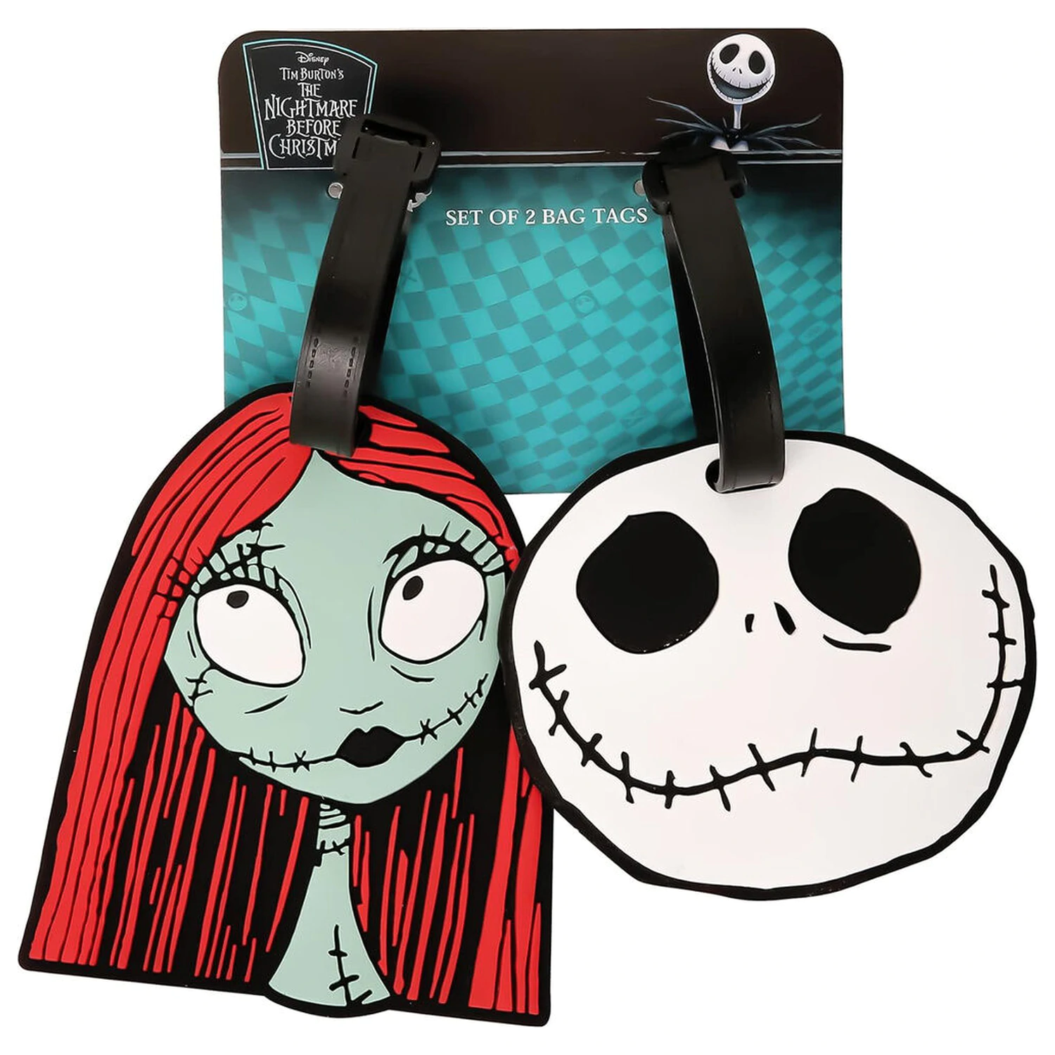 Disney The Nightmare Before Christmas sada 2 štítkov na batožinu produktová fotografia