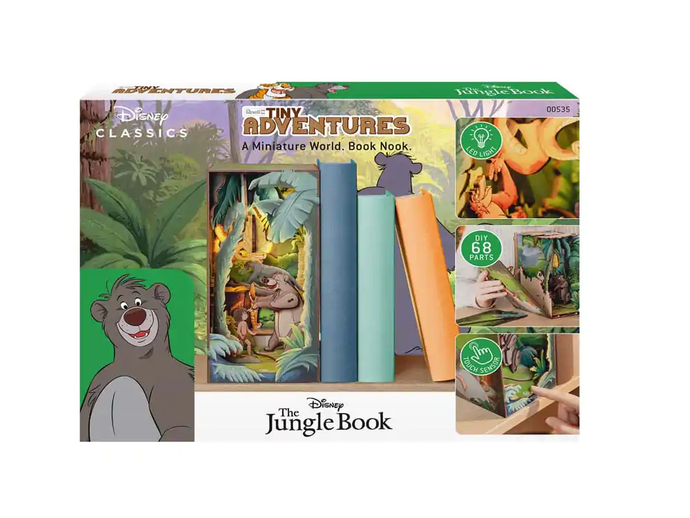 Disney Tiny Adventures Book Nook Mini Diorama Kniha džunglí 23 cm produktová fotografia