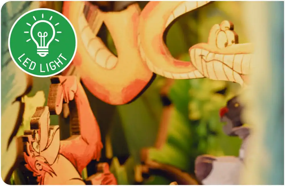 Disney Tiny Adventures Book Nook Mini Diorama Kniha džunglí 23 cm produktová fotografia