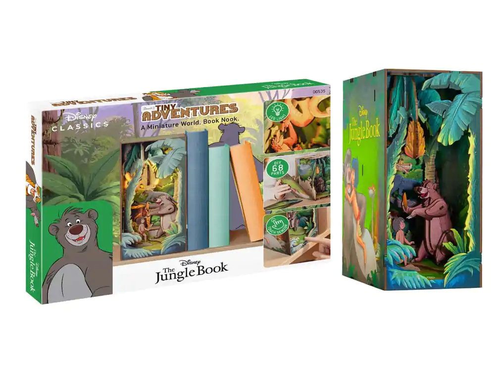 Disney Tiny Adventures Book Nook Mini Diorama Kniha džunglí 23 cm produktová fotografia
