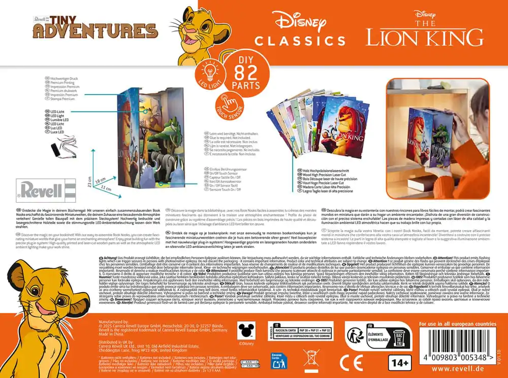 Disney Tiny Adventures Zarážka na knihy Mini Dioráma The Lion King 23 cm produktová fotografia