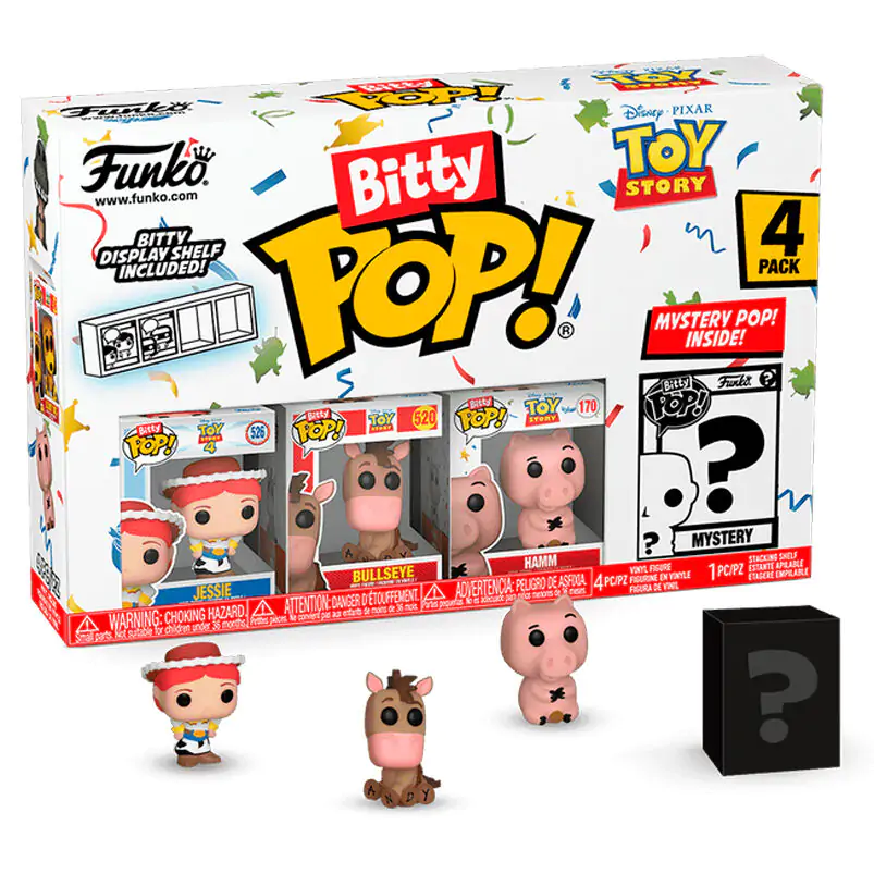 Disney Toy Story Bitty POP! Vinylová figúrka 4-balenie Jessie produktová fotografia