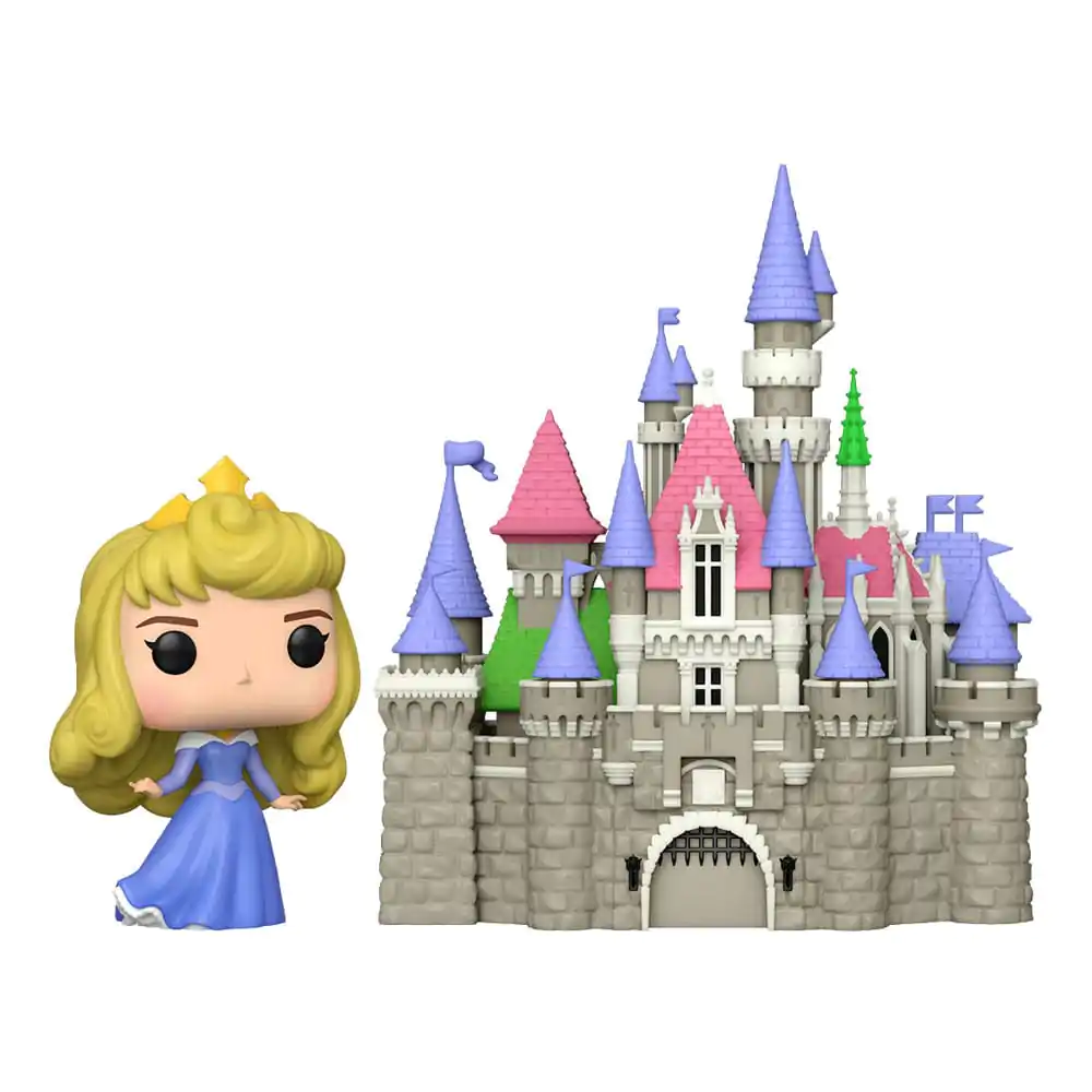 Disney: Ultimate Princess POP! Town Vinyl Figura Aurora & Castle (Špiaca krásavica) 9 cm termékfotó