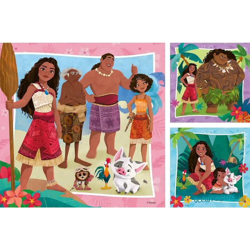 Disney Vaiana 2 puzzle 3x49ks produktová fotografia