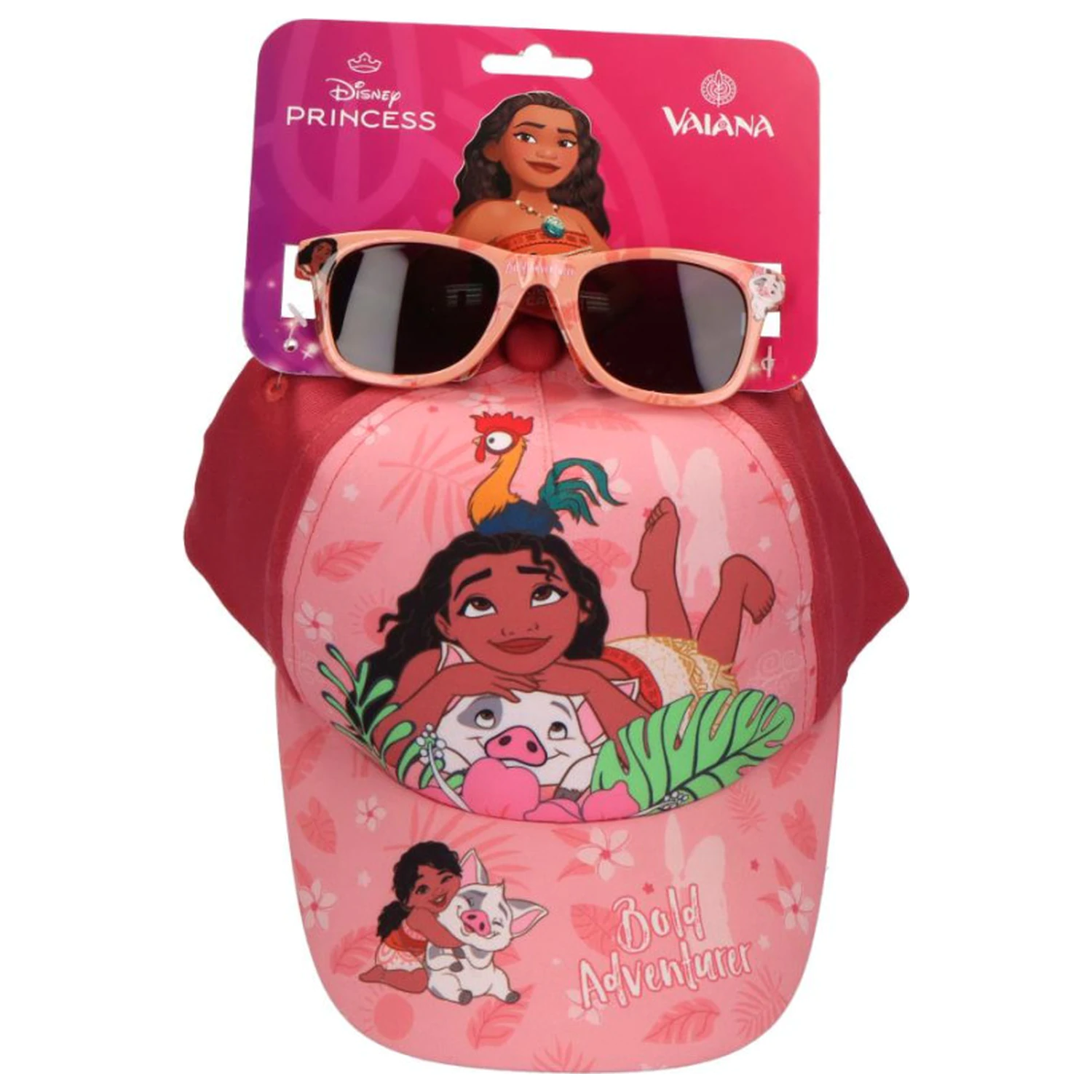 Disney Moana Bold Adventurer slnečné okuliare a bejzbalová čiapka sada produktová fotografia