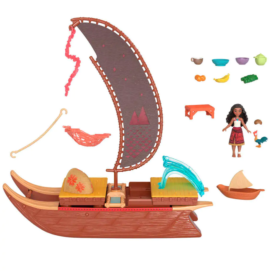 Disney Vaiana Moana 2 Adventure Kanoe playset produktová fotografia