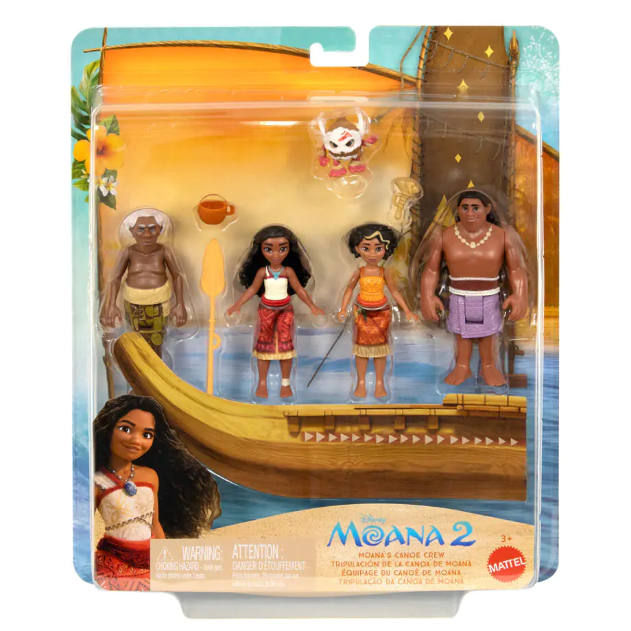 Disney Vaiana Moana 2 Moanas Canoe Crew blister figúrky produktová fotografia