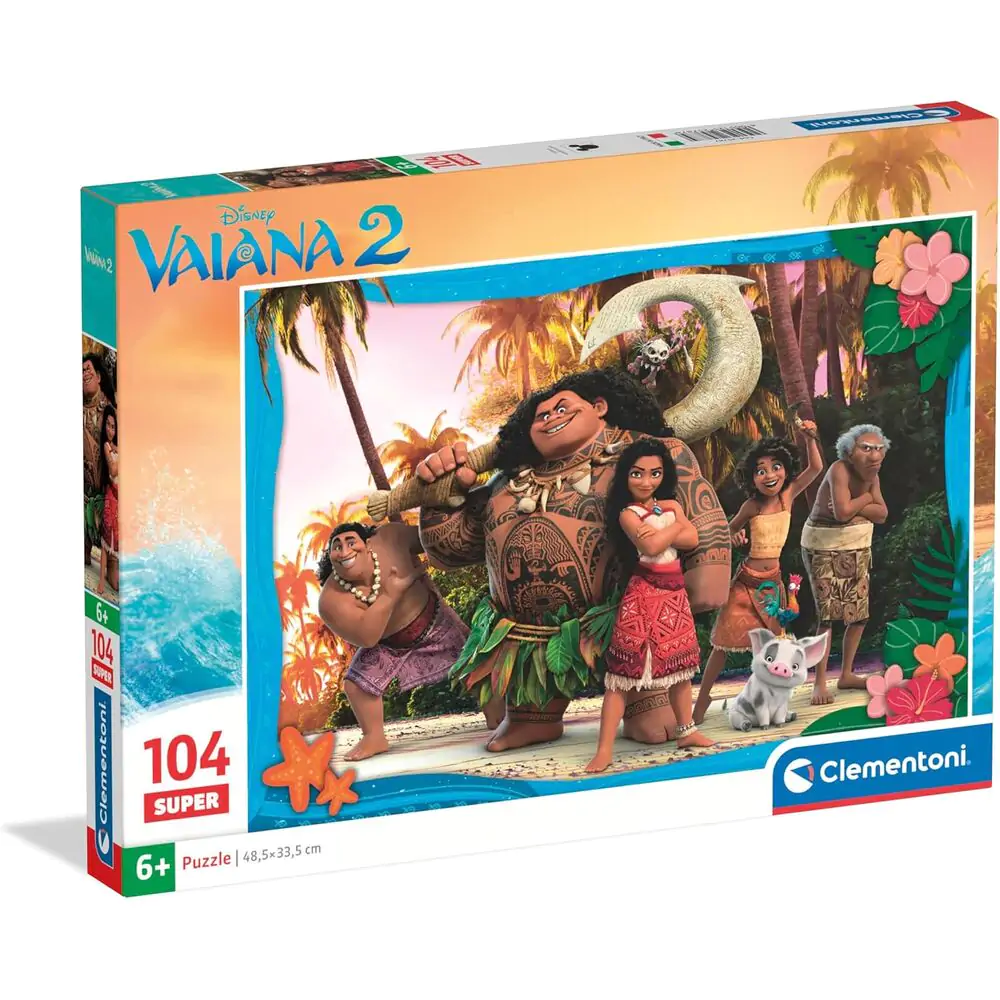 Disney Vaiana Moana 2 super puzzle 104 dielikov produktová fotografia