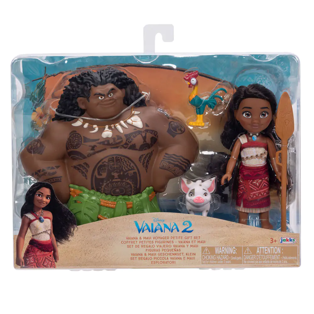 Disney Vaiana Moana 2 Vaiana & Maui bábika 15cm termékfotó