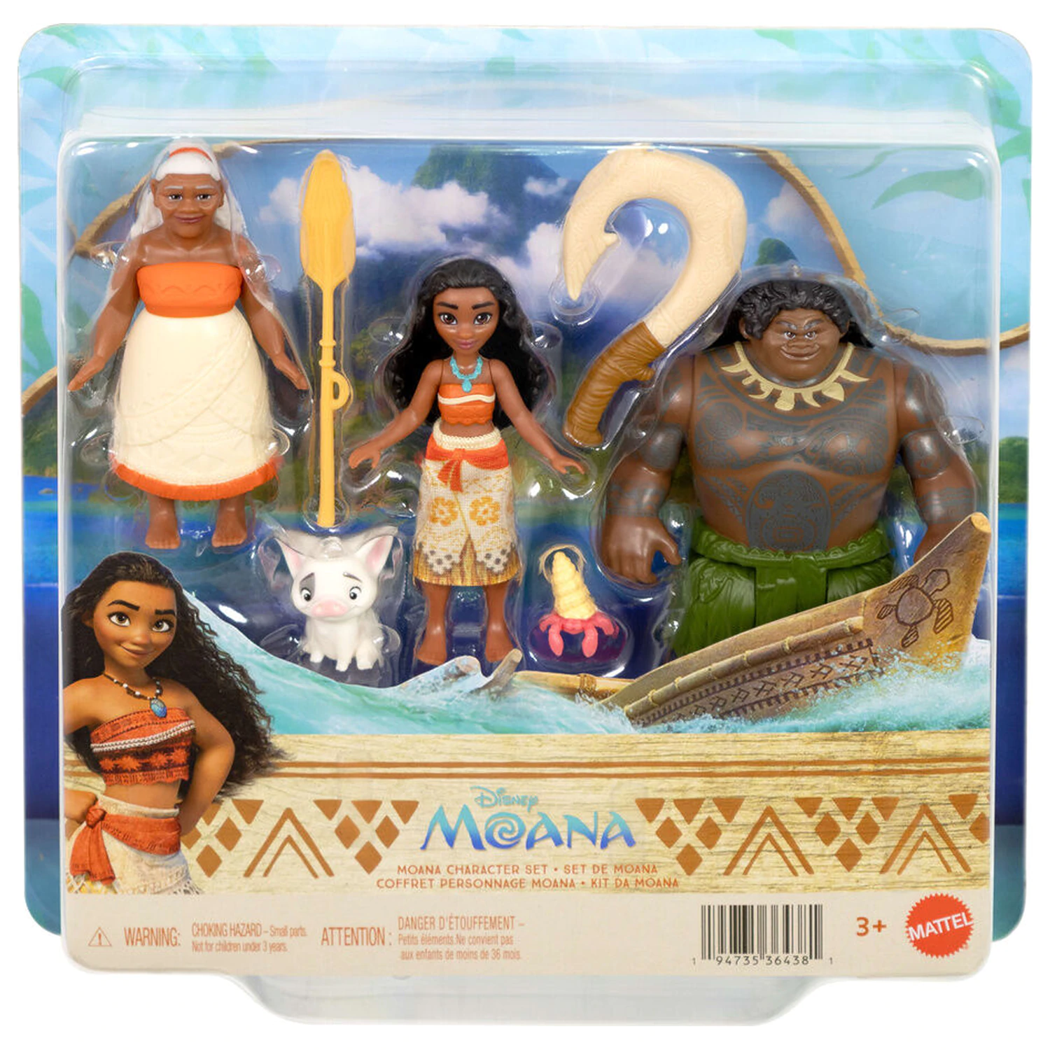 Disney Vaiana Moana figúrky na blistri produktová fotografia