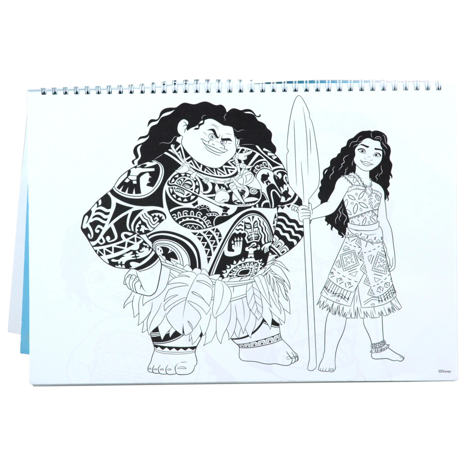 Disney Moana Together Again A/4 špirálový skicár so 40 listami a nálepkami produktová fotografia