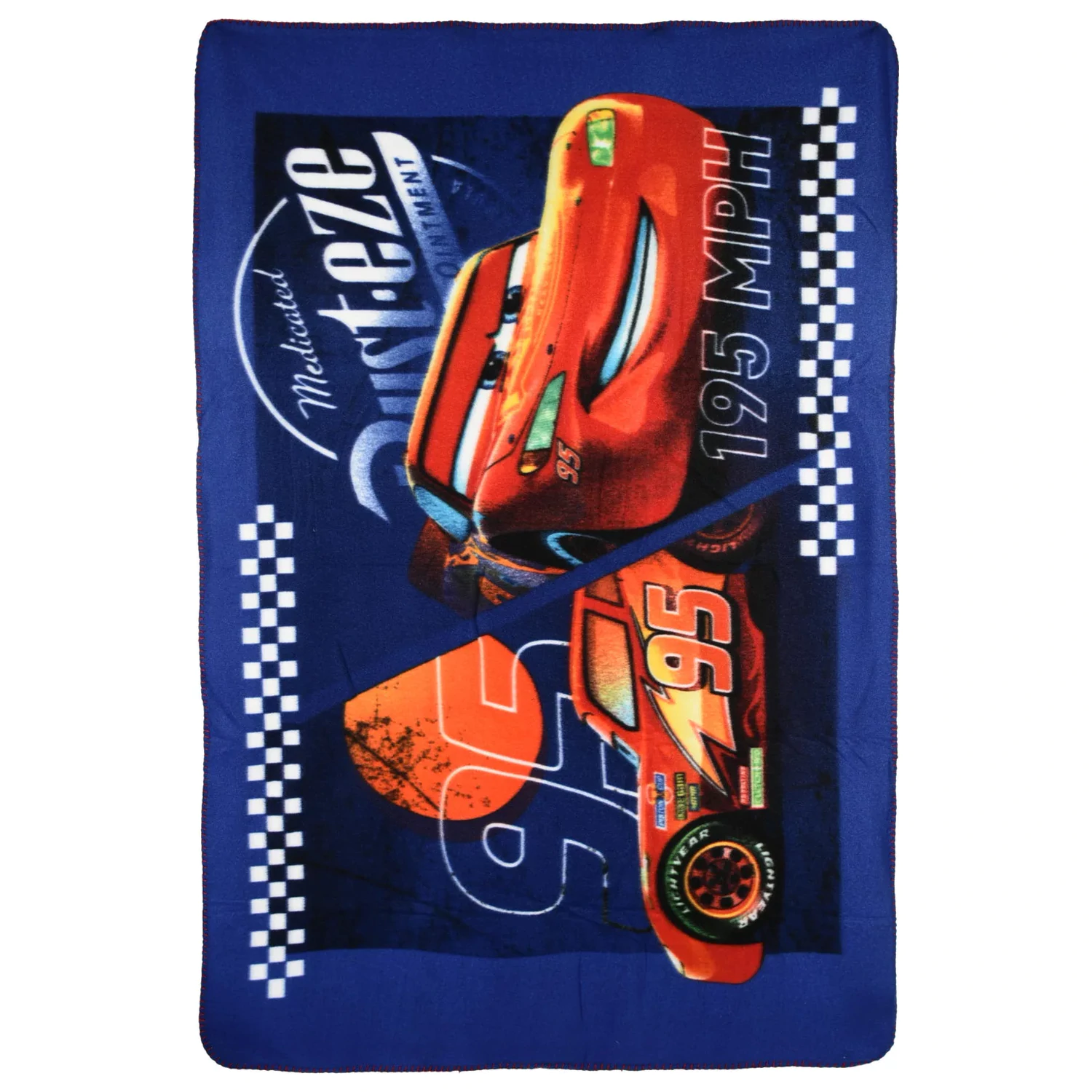 Flísová deka Disney Cars 195 MPH 100x150 cm produktová fotografia