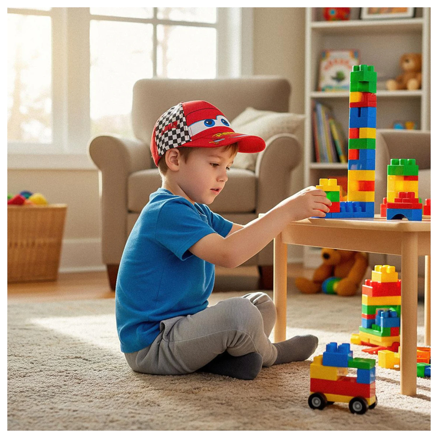 Disney Cars Eyes detská baseballová čiapka 53 cm produktová fotografia