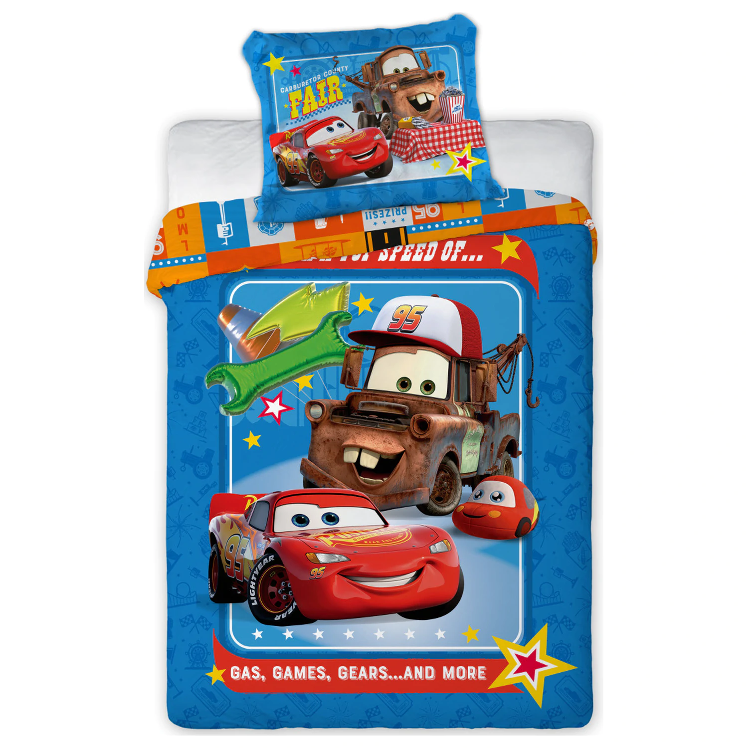 Disney Cars Fair povlak na detskú perinu produktová fotografia