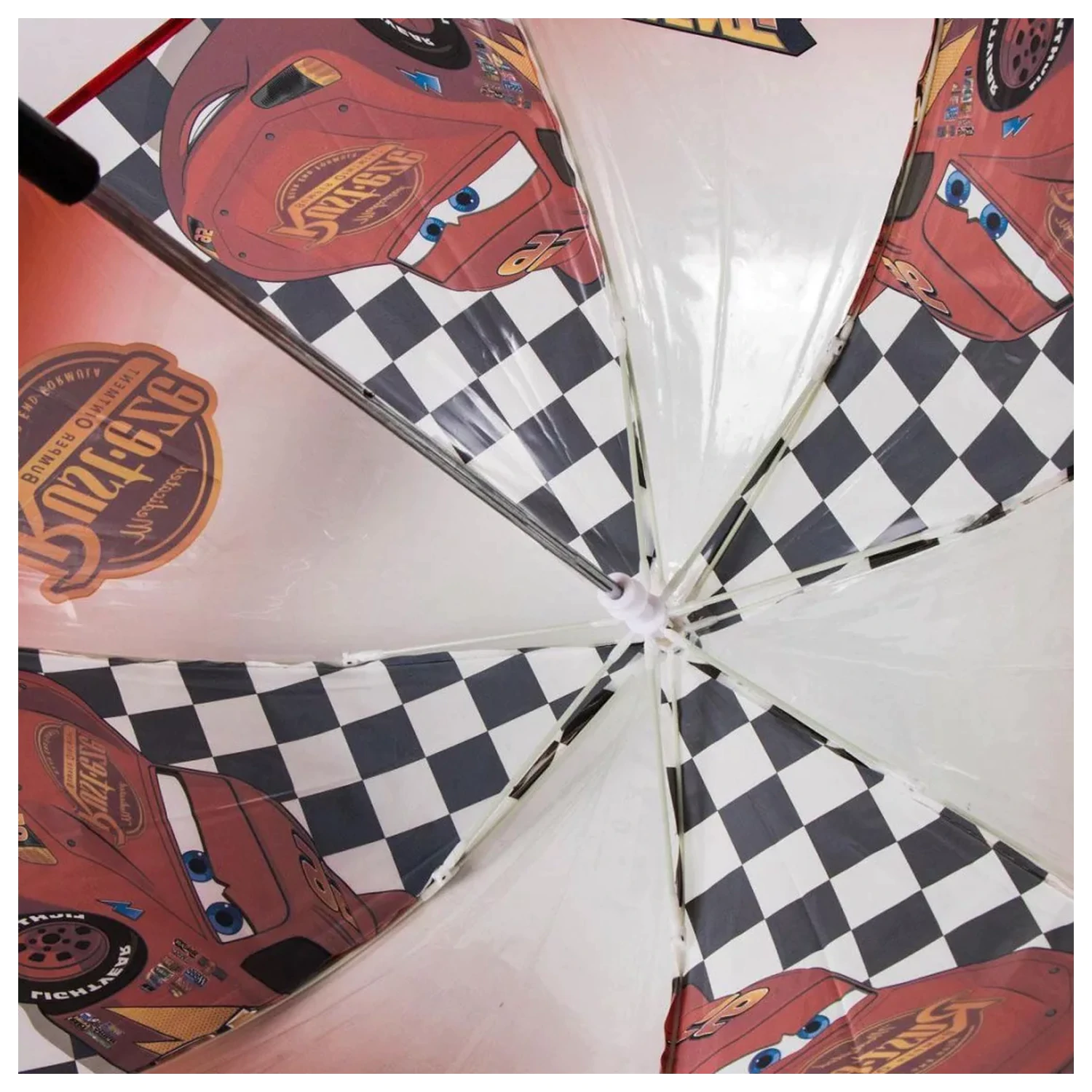 Disney Cars Flag Detský Priehľadný Dáždnik produktová fotografia