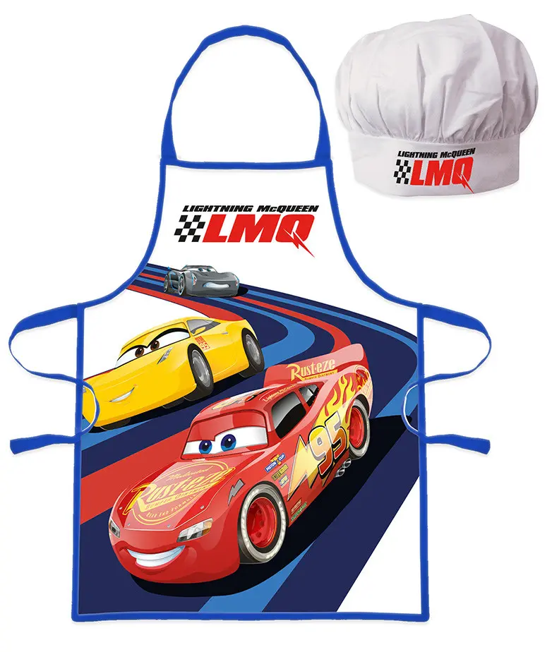 Disney Cars Detská zástera, súprava 2 kusov produktová fotografia