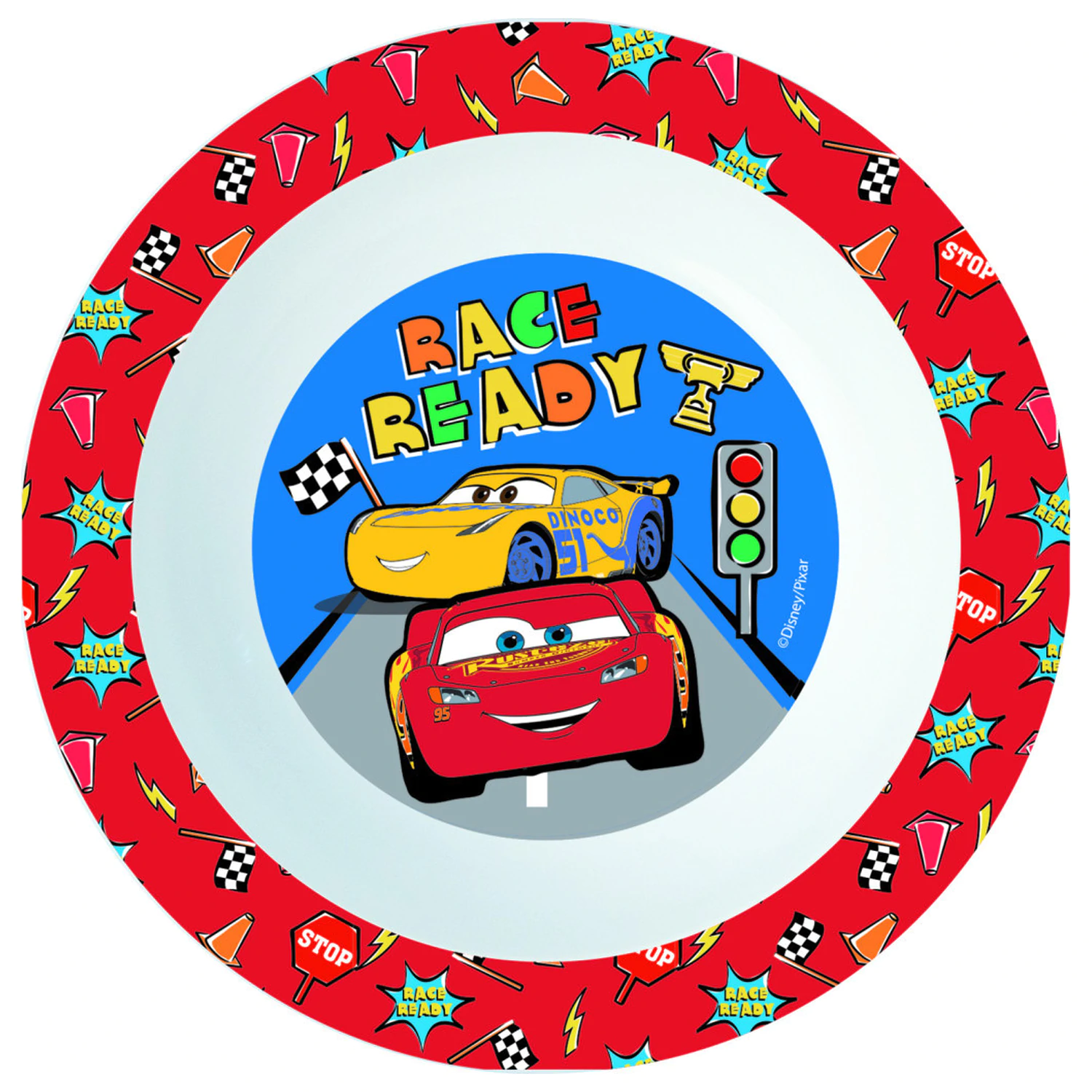 Disney Cars Lets Race mikrodoplnok hlboký tanier 16 cm produktová fotografia