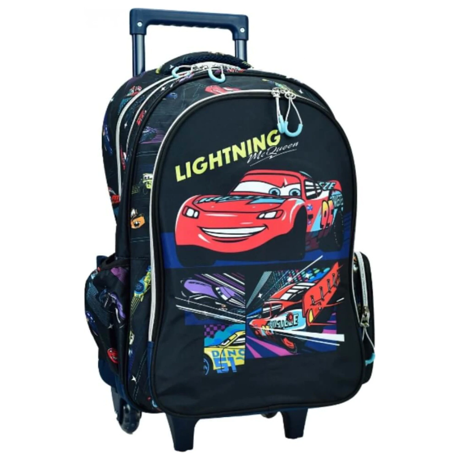 Disney Cars Lightning McQueen Školský batoh na kolieskach, 46 cm produktová fotografia