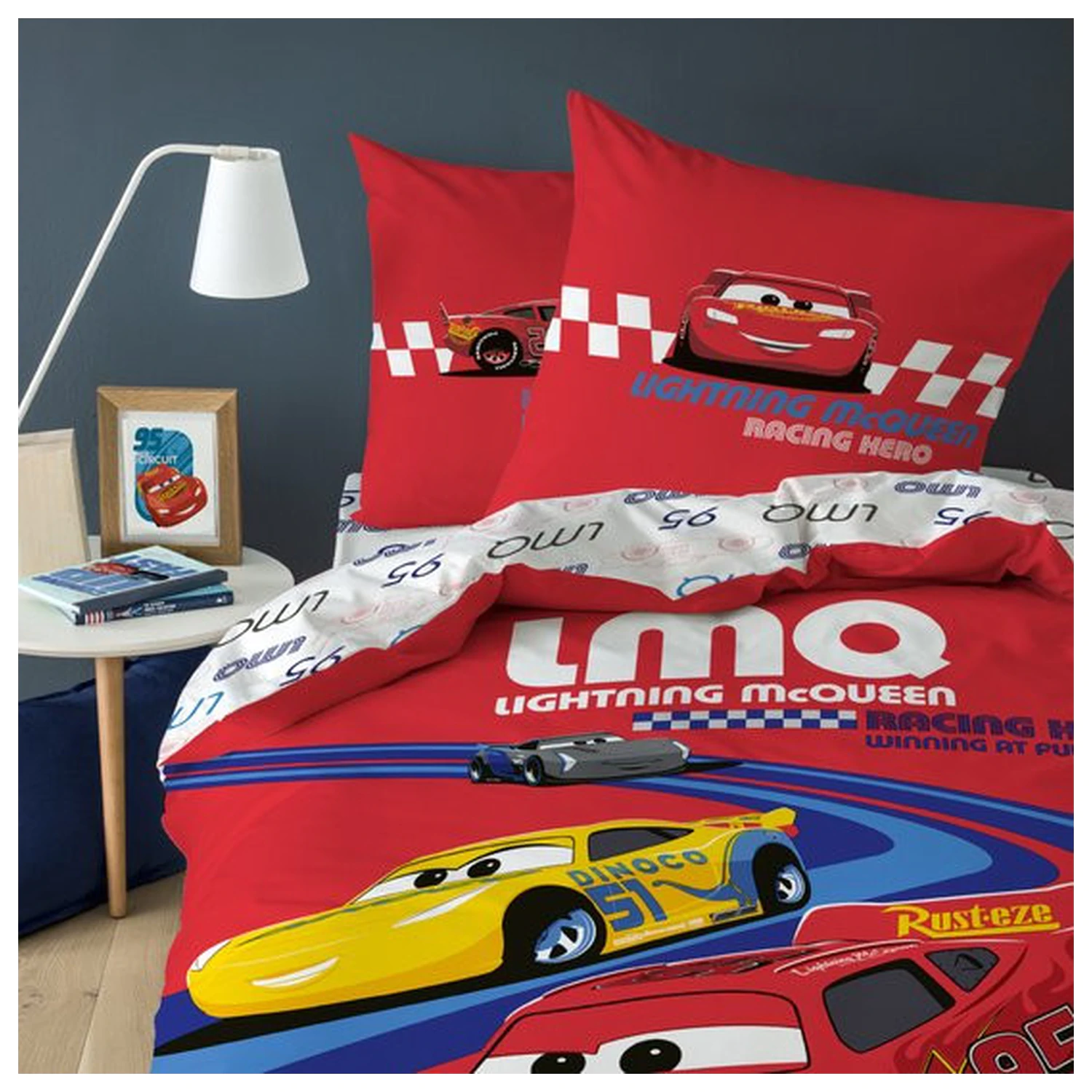 Disney Cars Racing Hero detská, predškolská obliečka na perinu produktová fotografia