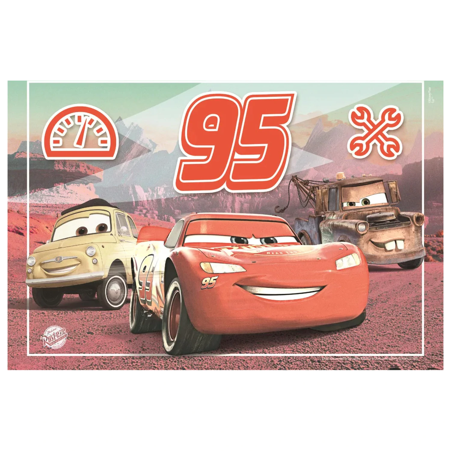 Disney Cars Racing Team 60-dielne puzzle produktová fotografia