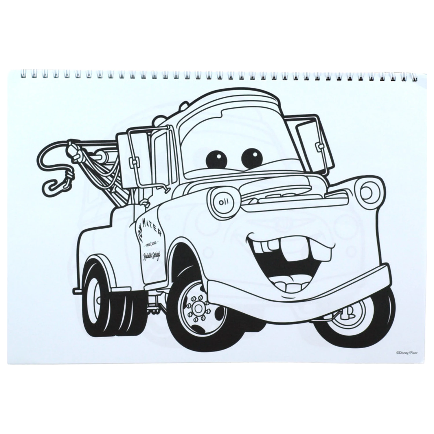 Disney Cars Vroom A/4 špirálový skicár 40 listov s nálepkami produktová fotografia