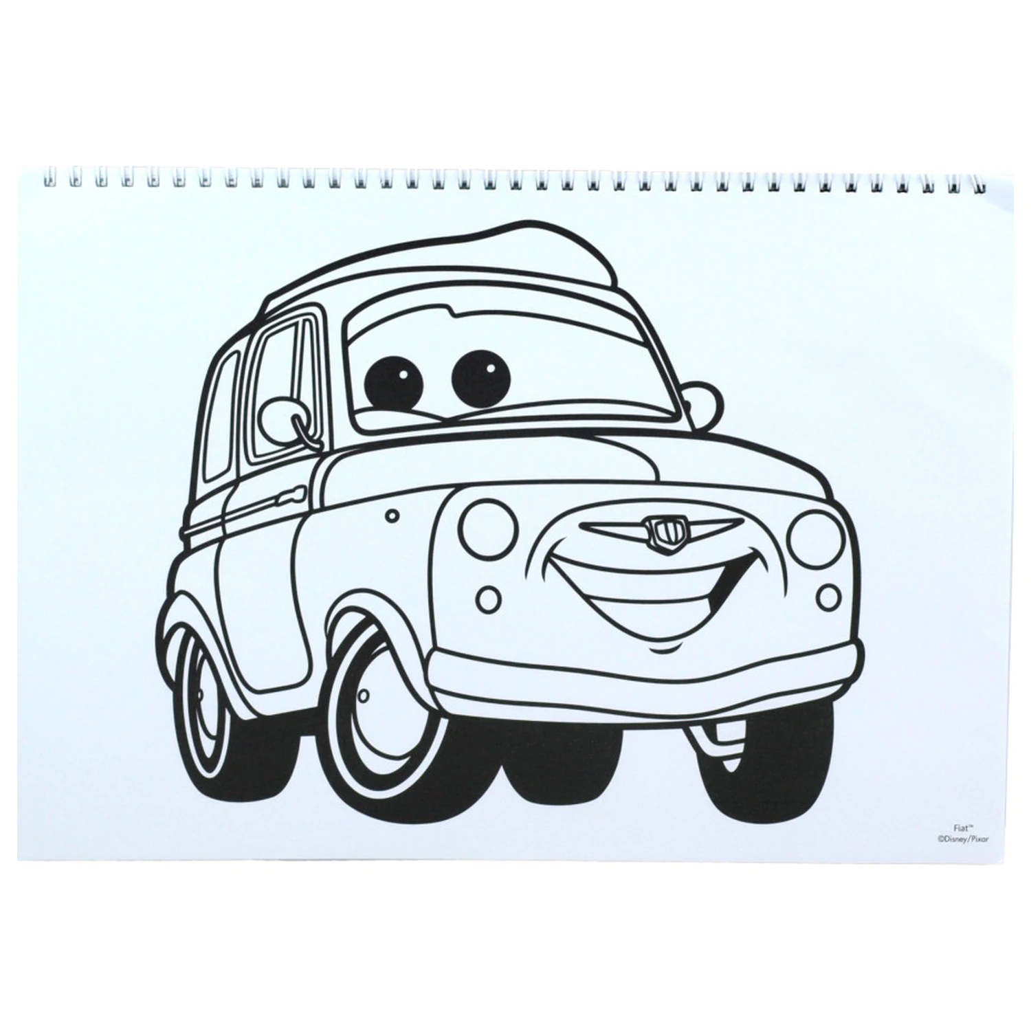 Disney Cars Vroom A/4 špirálový skicár 40 listov s nálepkami produktová fotografia